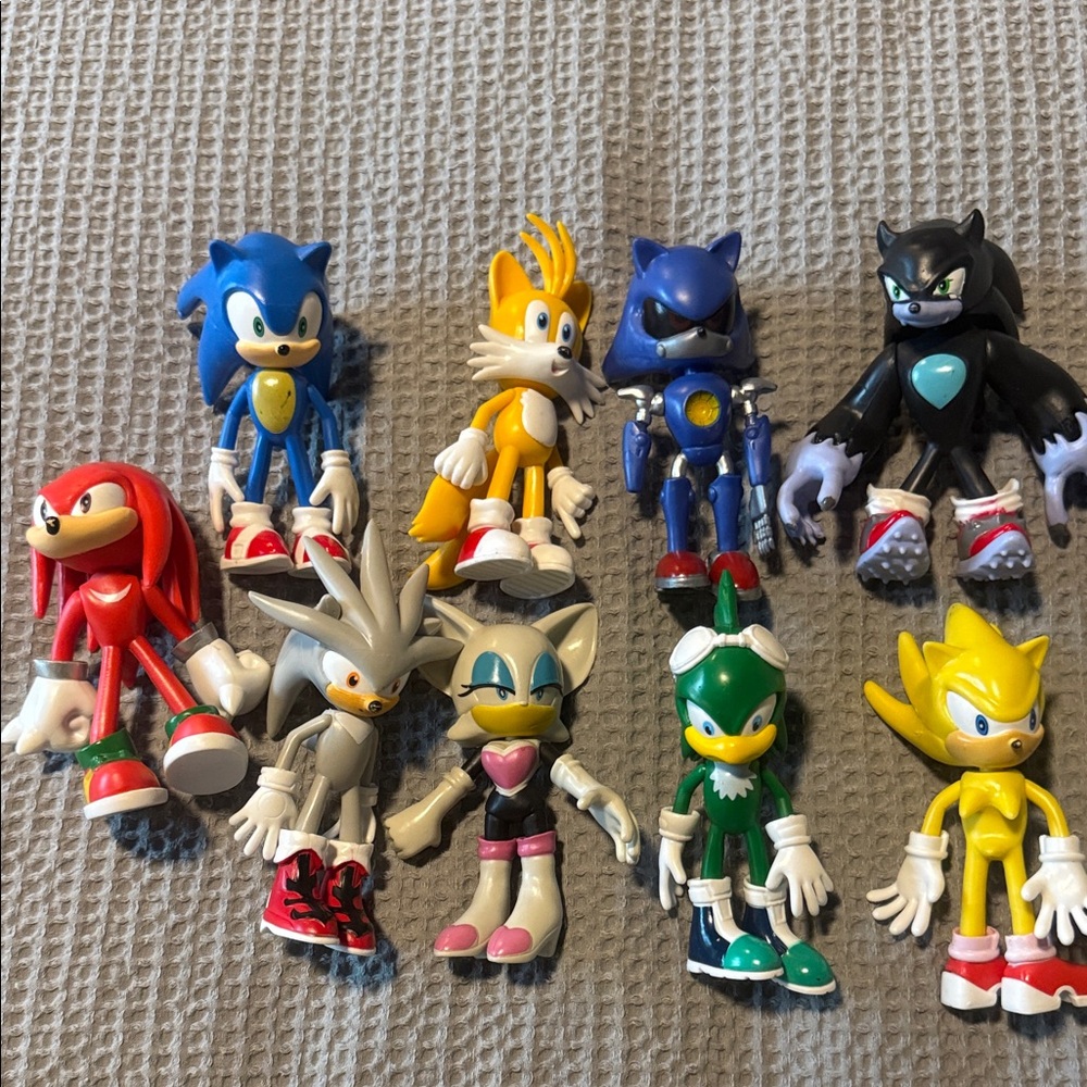 Sonic The Hedgehog & Friends - 5” Figures - 9 pieces